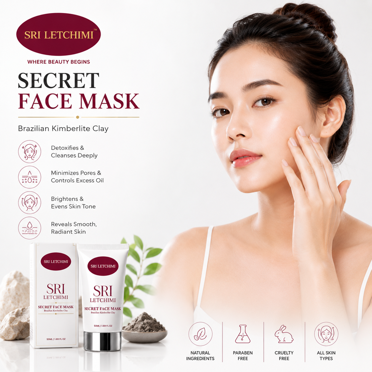 Secret Face Mask | Golden Shine HQ