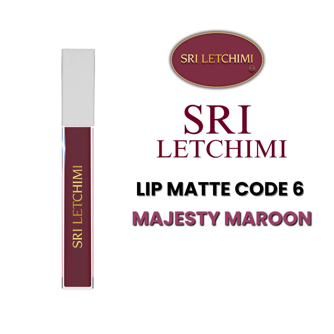 Lip Matte Code 06 Majesty Maroon - Image 2