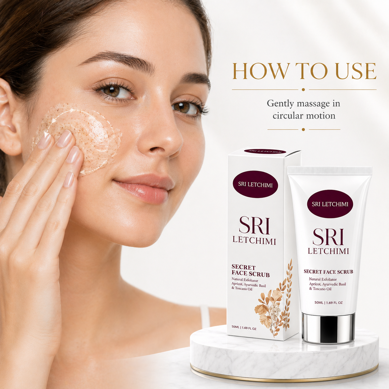 Secret Face Scrub | Golden Shine HQ - Image 4